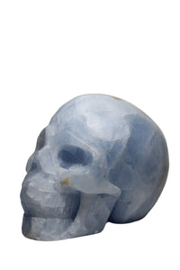 Blue Calcite Skull