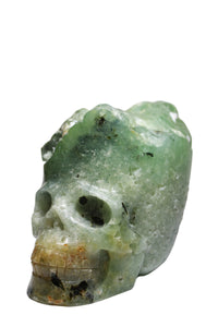 Prehnite Cluster Skull