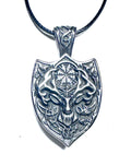 Stag Shield Charm Pendant