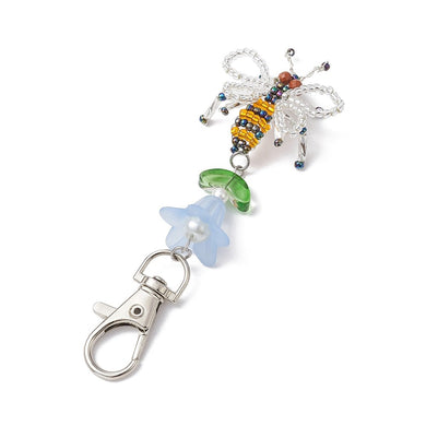 Silver Bee Bag Clip