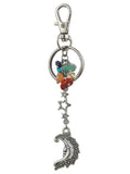 Stars with Moon Chakra Keychain