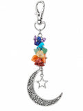 Chakra Moon with Star Clip