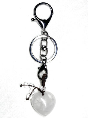 Clear Heart Keychain