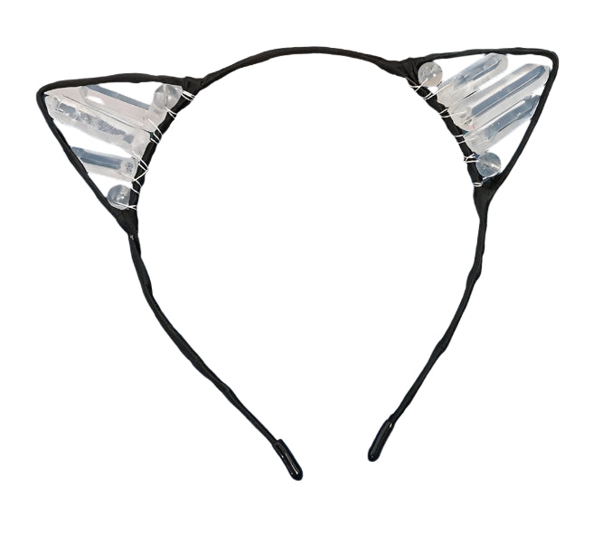 Clear Quartz Cat Ears