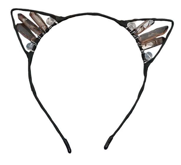 Smokey Quartz Cat Ear