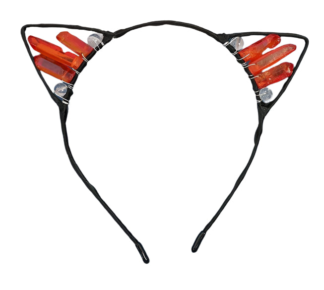 Orange Cat Ears