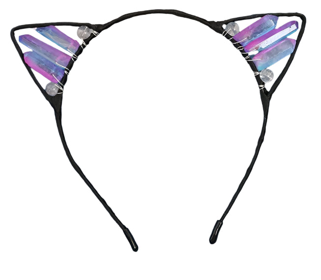 Blue and Purple Aura Cat Ears