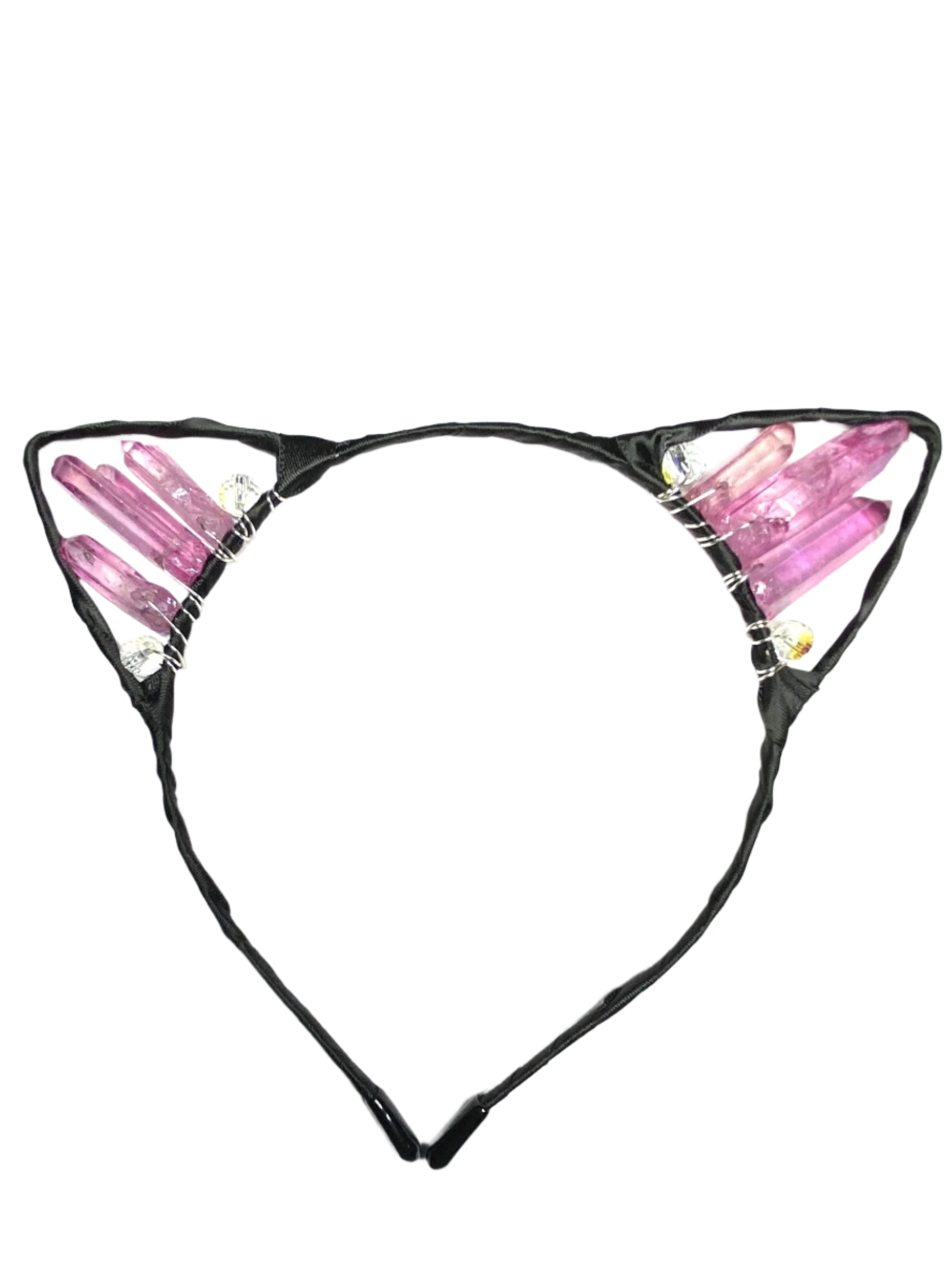 Dark Pink Aura Cat Ears