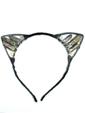Black Gold Aura Cat Ears