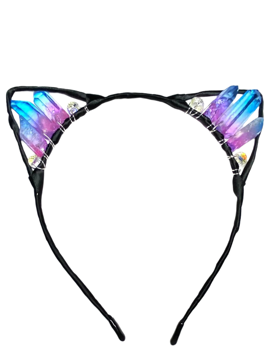 Pink and Blue Aura Cat Ears
