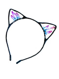 Pink and Blue Aura Cat Ears