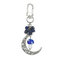 Sodalite Mushroom and Moon Bag Clip