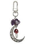 Amethyst Mushroom and Moon Clip