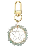 Wire Wrap Pentacle Star with Aventurine Clip