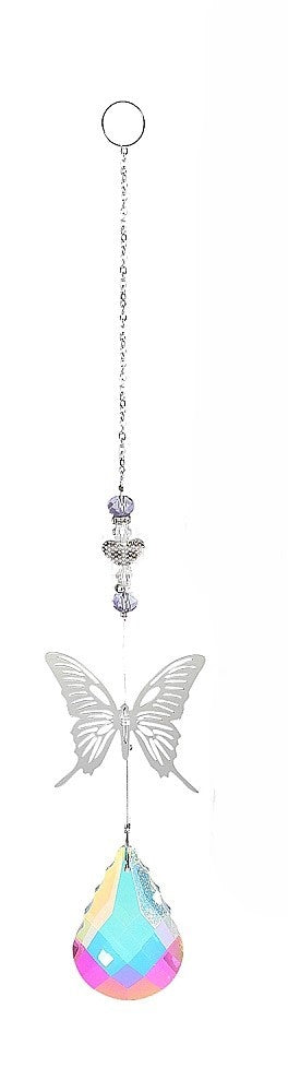 Purple Butterfly Suncatcher
