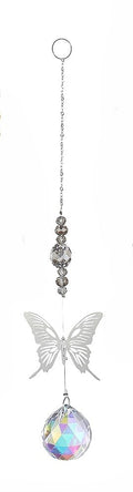 Silver Butterfly Suncatcher