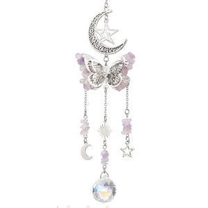 Moon Star Butterfly Suncatcher