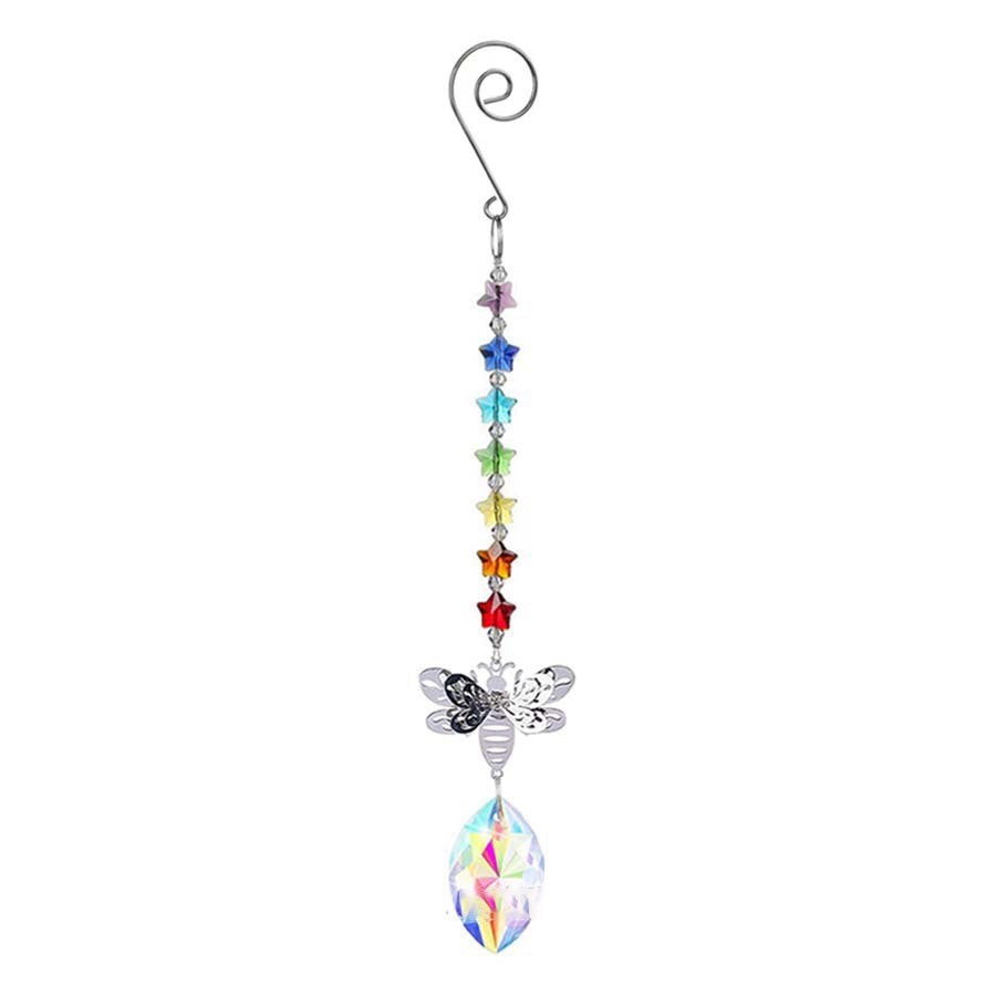 Chakra Star and Bee Suncatcher