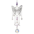 Amethyst Butterfly Suncatcher