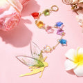 Green Fairy with Stars Suncatcher