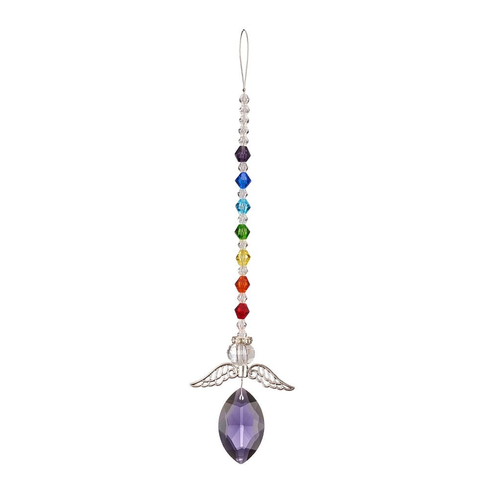 Purple Angel Chakra Suncatcher