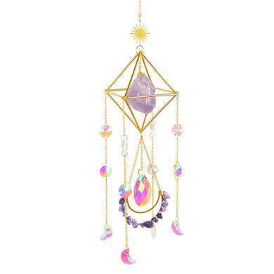 Amethyst Geometric Suncatcher