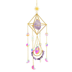 Amethyst Geometric Suncatcher