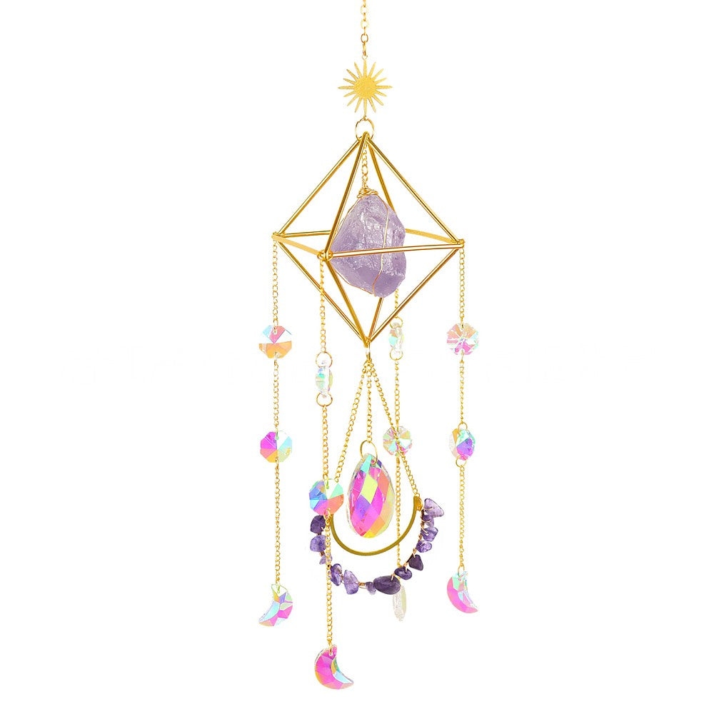Amethyst Geometric Suncatcher