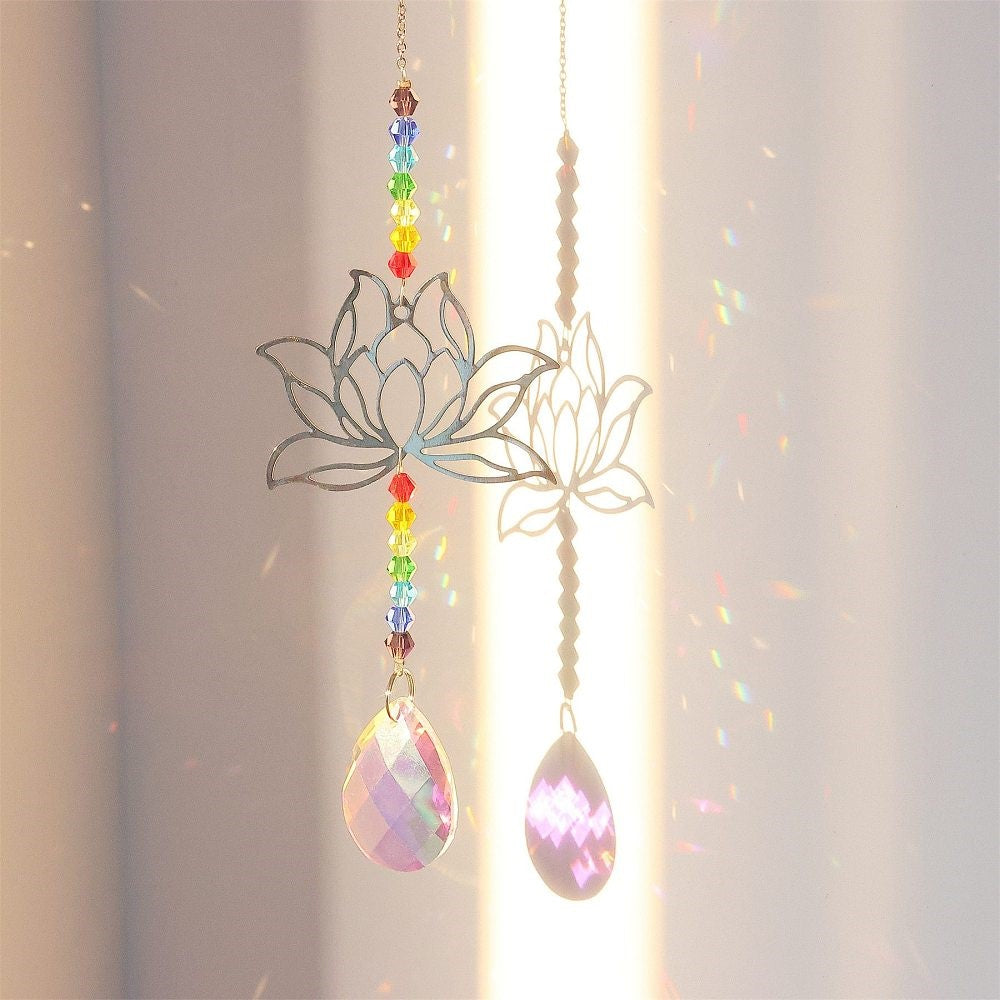 Lotus Chakra Suncatcher