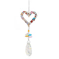 Rhinestone Heart Suncatcher