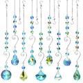 Glass Celestial Suncatchers - Set of 9