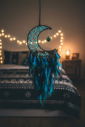 Turquoise moon Mandala