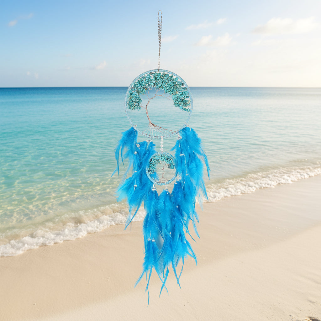Blue Tree Dreamcatcher