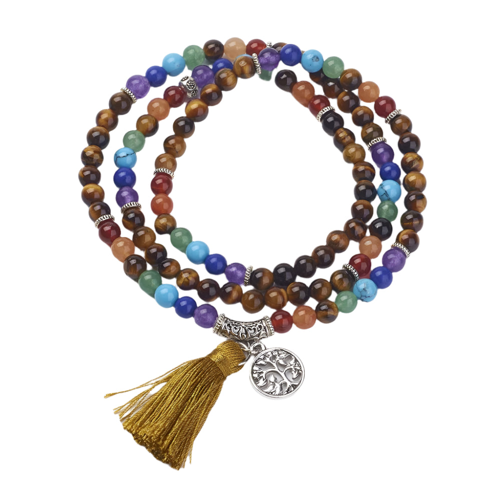 Tiger Eye Mala Bracelet