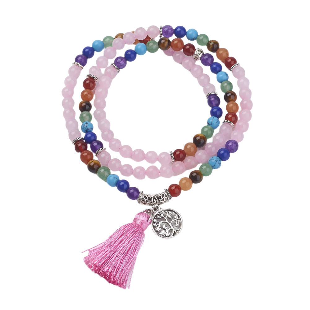 Rose Quartz Mala Bracelet
