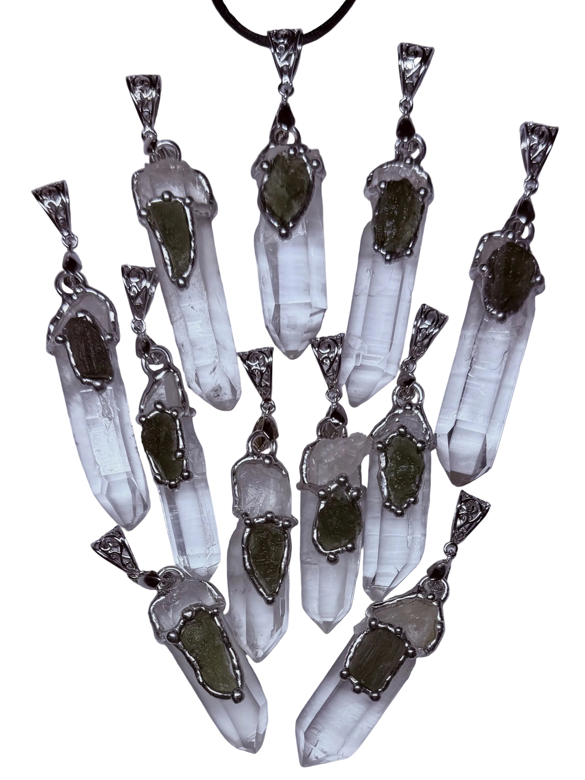 Moldavite Lemurian Pendant