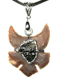 Empowerment Moldavite Arrowhead Pendant