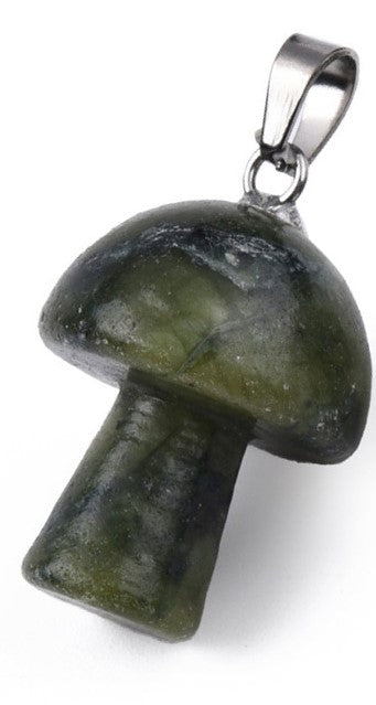 Jade Mushroom Pendant