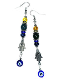 Magic Hamsa Evil Eye Earrings