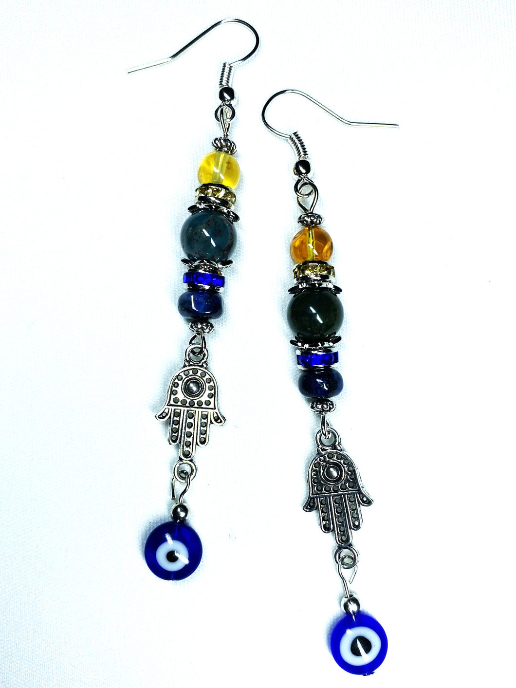 Magic Hamsa Evil Eye Earrings