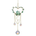 Green Aventurine Heart Suncatcher