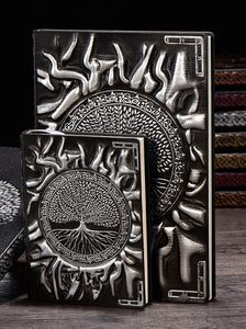 Tree/Sun Journal - Pewter Color