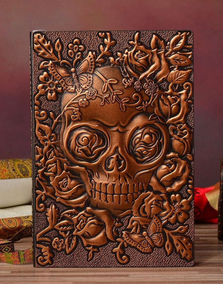 Skull Journal - Brass Color