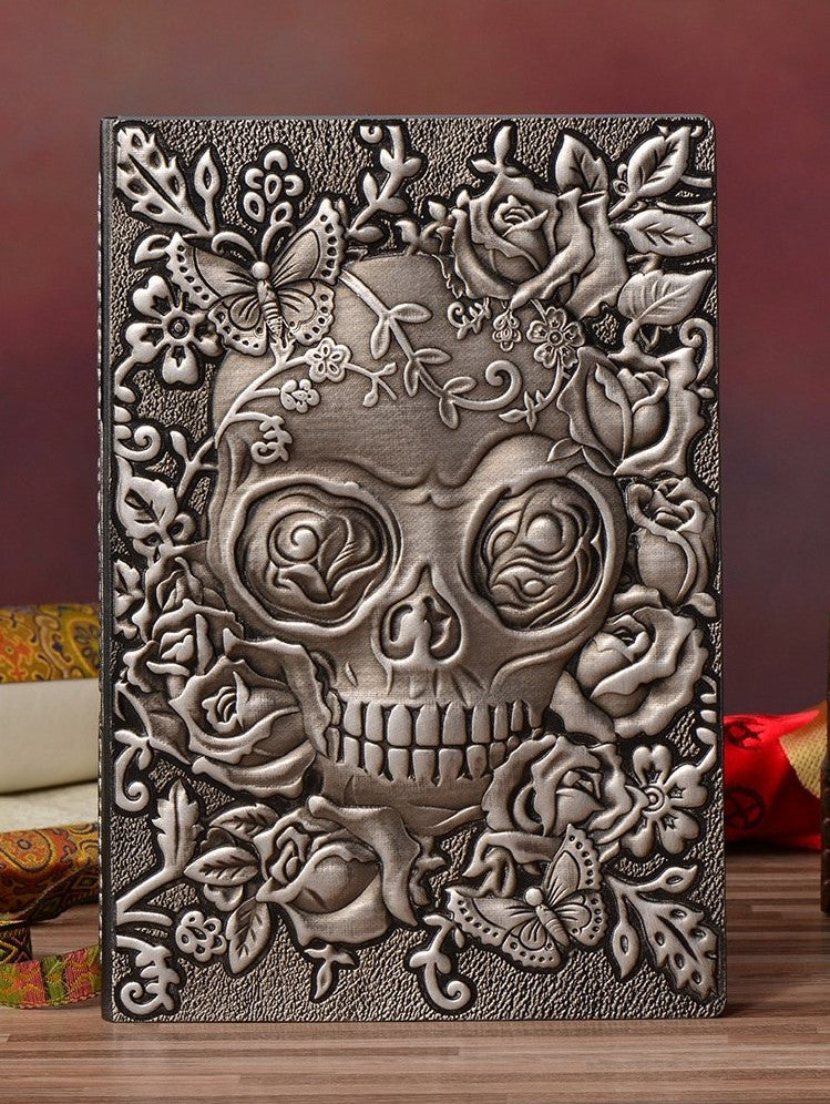 Skull Journal - Pewter Color