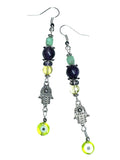 Well Being Hamsa Evil Eye Earrings