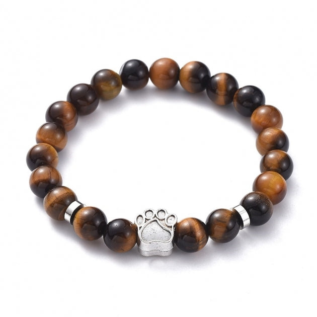 Tiger Eye Paw Bracelet