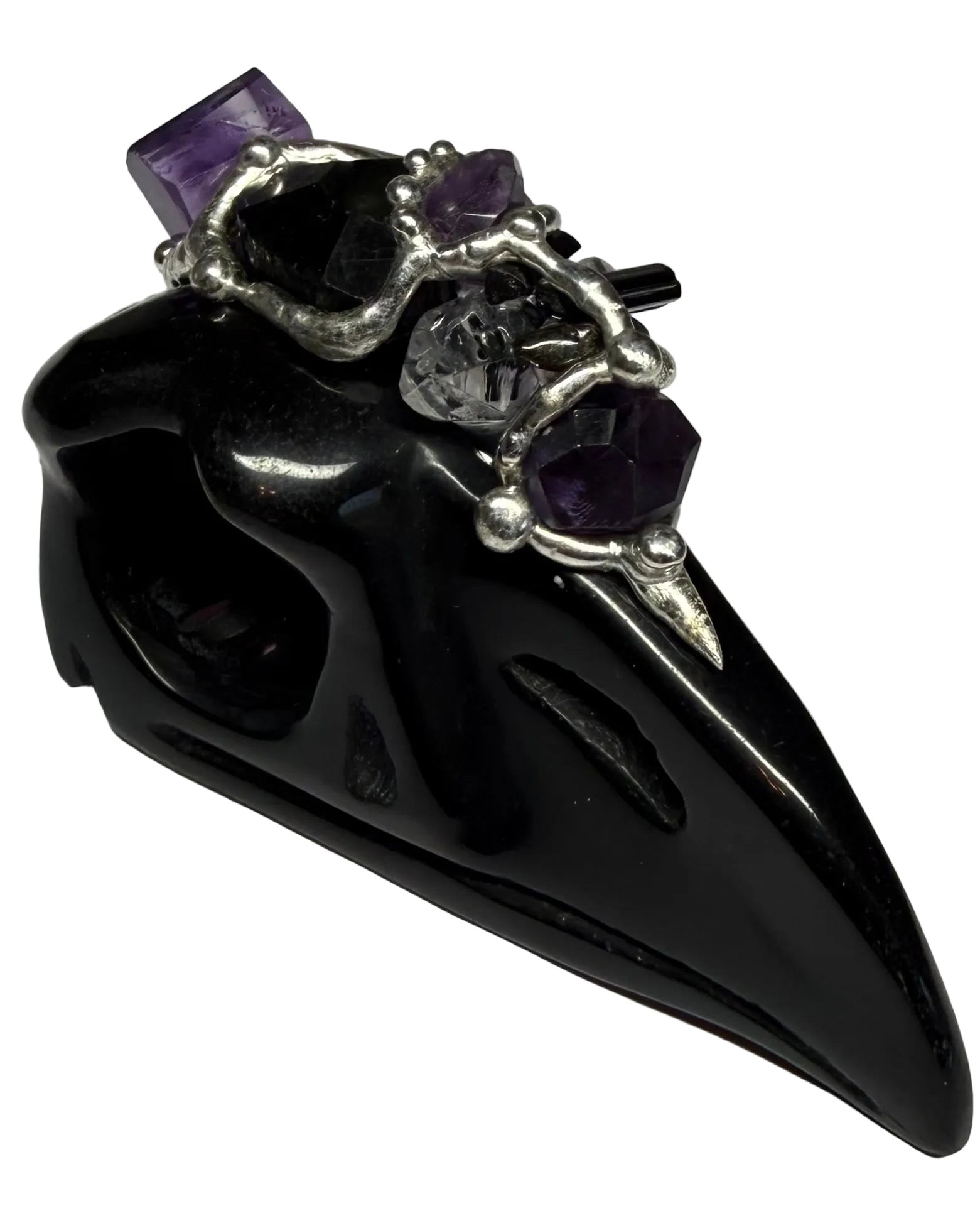Protection Raven Carving
