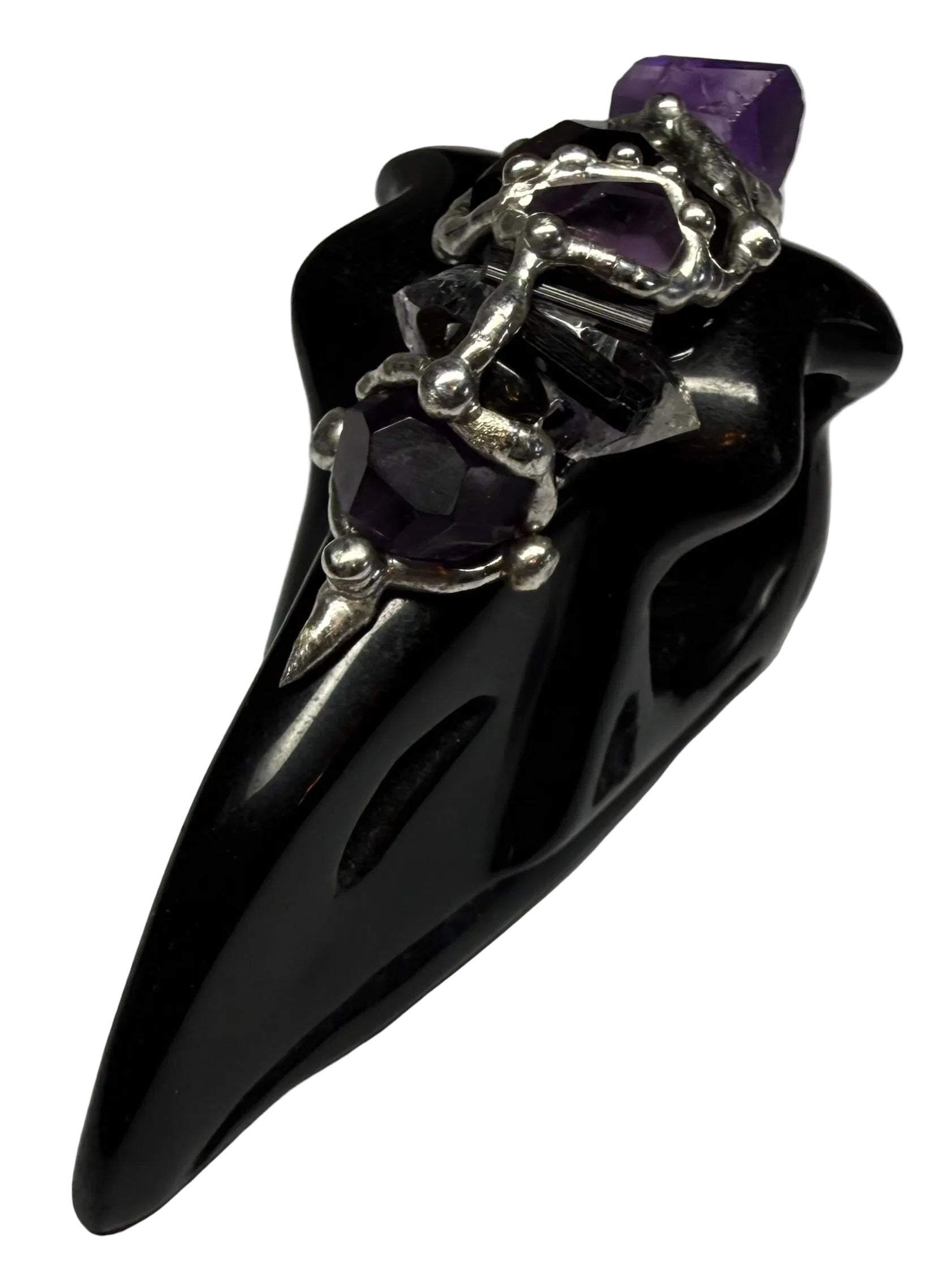 Protection Raven Carving