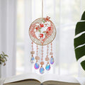 Rose Quartz Heart Suncatcher