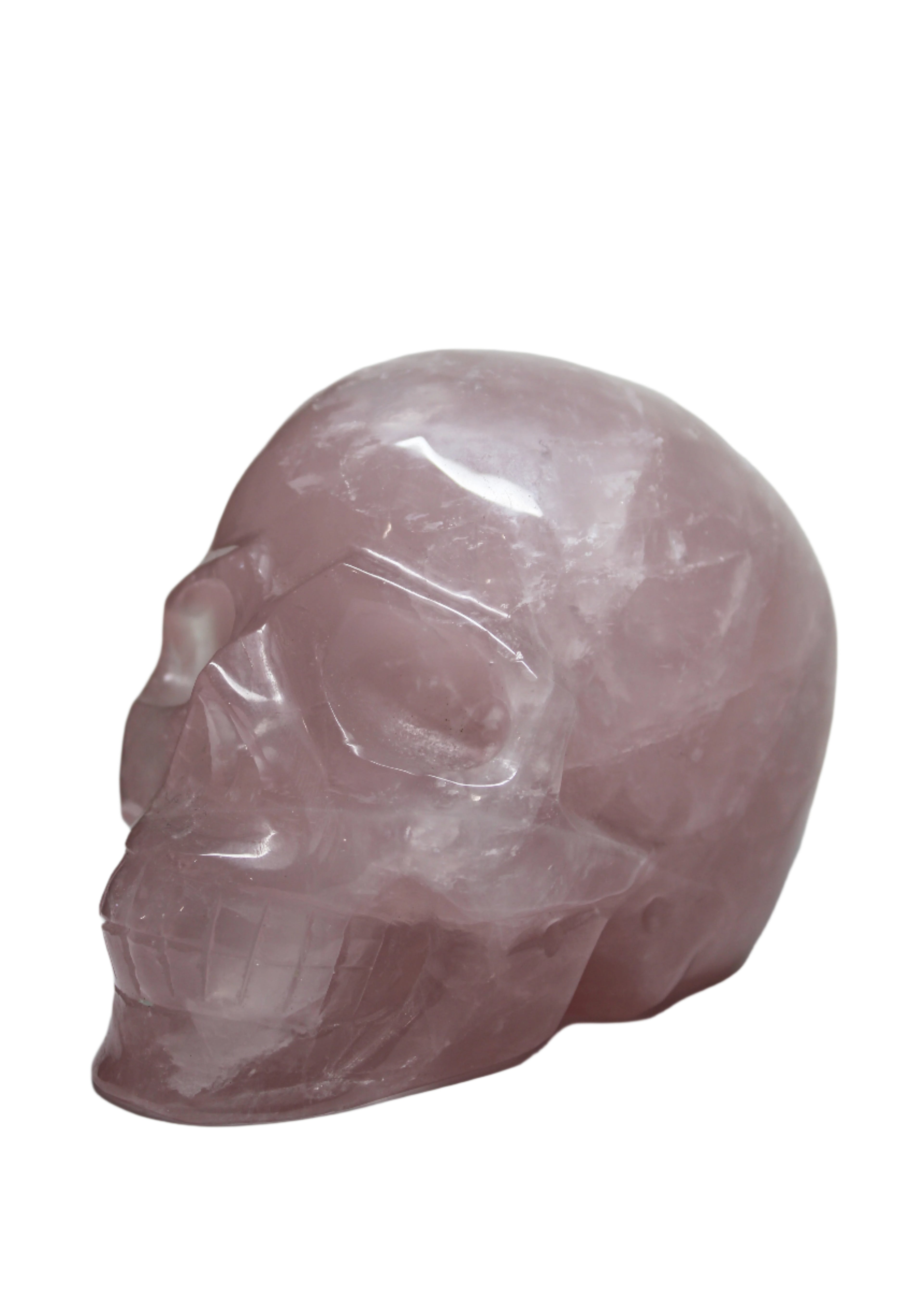 Rose Quartz Skull